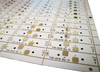 2L FR-4 PCB with white sold mask